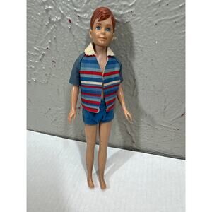 Vintage 1963 Barbie Ricky 9" Doll With Original Clothes Skipper's Friend Mattel